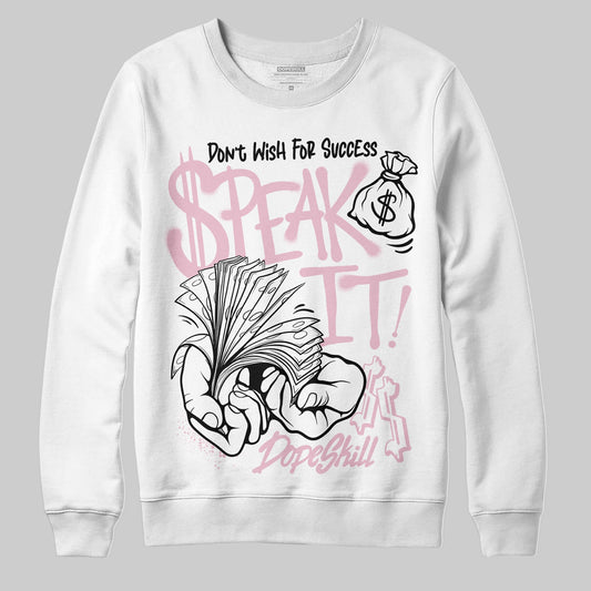 Jordan 5 OG “35th Anniversary” DopeSkill Sweatshirt Speak It Graphic Streetwear - White