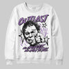 PURPLE Sneakers DopeSkill Sweatshirt Outlast Graphic Streetwear - White 