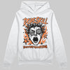Orange, Black and White Sneakers DopeSkill Hoodie Sweatshirt Root of Evil Graphic Streetwear - White