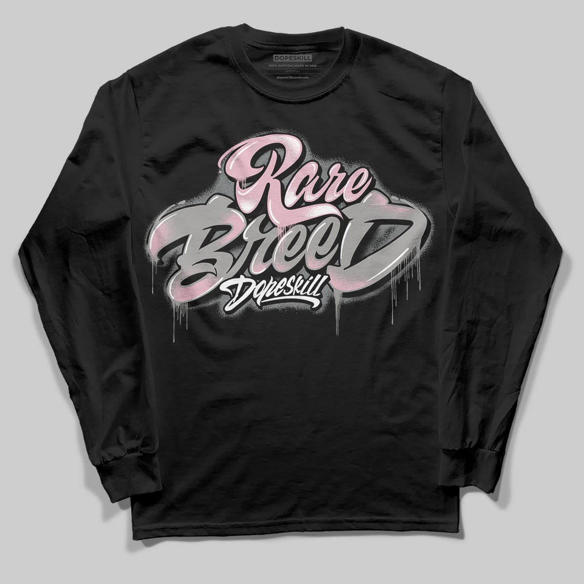 Air Max 95 OG “Pink Foam” DopeSkill Long Sleeve T-Shirt Rare Breed Type Graphic Streetwear - Black