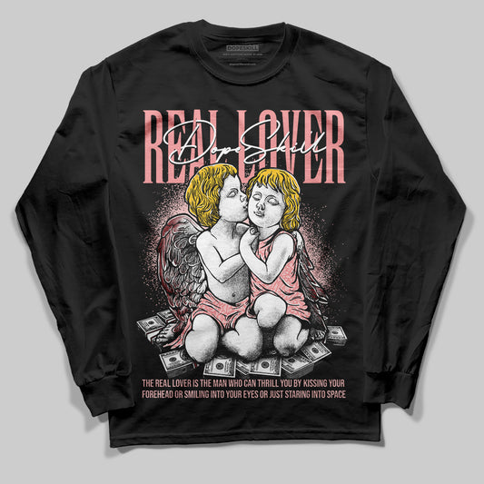 Jordan 3 Retro Valentine's Day Treat Yourself (2025) DopeSkill Long Sleeve T-Shirt Real Lover Graphic Streetwear - Black