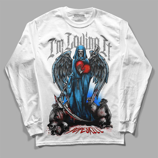 Dunk Low ‘Pure Platinum’ DopeSkill Long Sleeve T-Shirt New I'm Loving It Graphic Streetwear - White