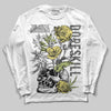 Jordan 4 GS “Light Lemon Twist” DopeSkill Long Sleeve T-Shirt Side Hustle Graphic Streetwear - WHite