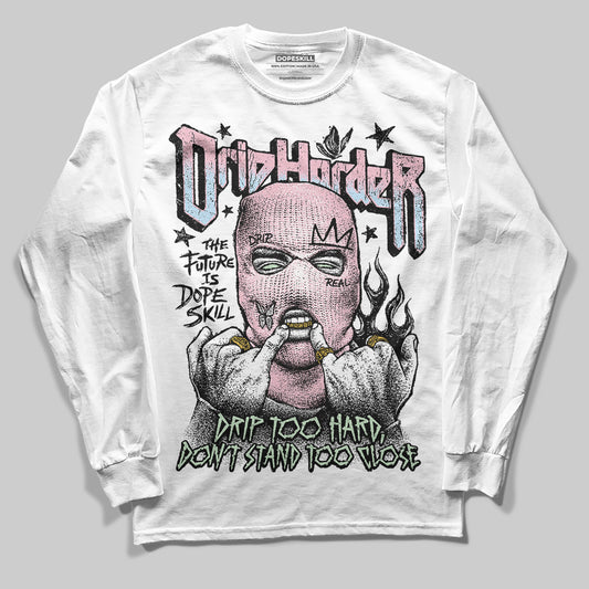 Jordan 4 Retro Valentine's Day (2026) (GS) DopeSkill Long Sleeve T-Shirt Drip Harder Graphic Streetwear  White