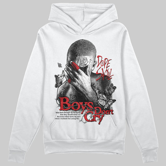 Jordan 3 OG “Black Cement” DopeSkill Hoodie Sweatshirt Boys Don't Cry Graphic Streetwear - White