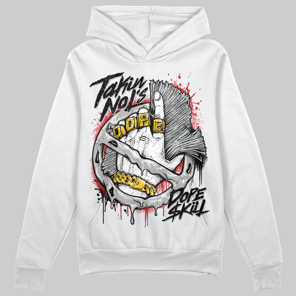 Jordan 11 “Bred Velvet” DopeSkill Hoodie Sweatshirt Takin No L's Graphic Streetwear - White