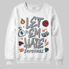 Jordan 5 Retro Wolf Grey (2026) DopeSkill Sweatshirt Let 'em Hate Graphic Streetwear - White 