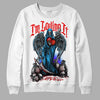 Jordan 1 High Retro OG “University Blue” DopeSkill Sweatshirt New I'm Loving It Graphic Streetwear - White