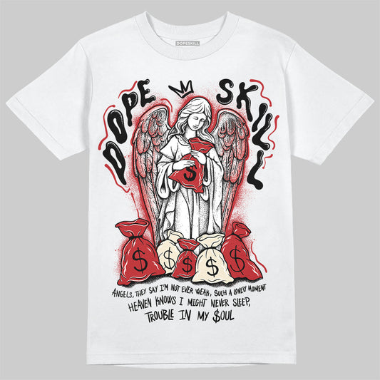 Jordan 1 Retro High OG Black Toe Reimagined DopeSkill T-Shirt Angels Graphic Streetwear - White