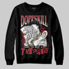 Jordan 4 “Sierra Red" DopeSkill Sweatshirt Sorry I've Been Trappin Graphic Streetwear - Black