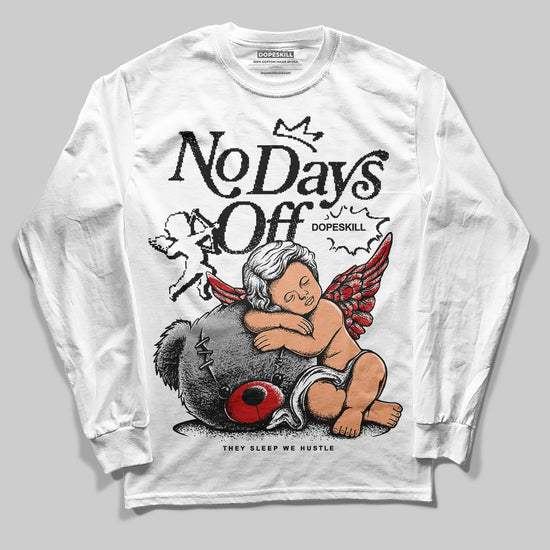 Jordan 11 “Bred Velvet” DopeSkill Long Sleeve T-Shirt New No Days Off Graphic Streetwear - White