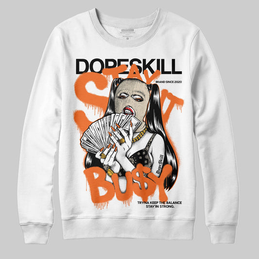 Jordan 3 “Starfish” DopeSkill Sweatshirt Stay It Busy Graphic Streetwear - White
