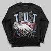 Jordan 3 GS “Cobalt Bliss” DopeSkill Long Sleeve T-Shirt Trust No One Graphic Streetwear - Black