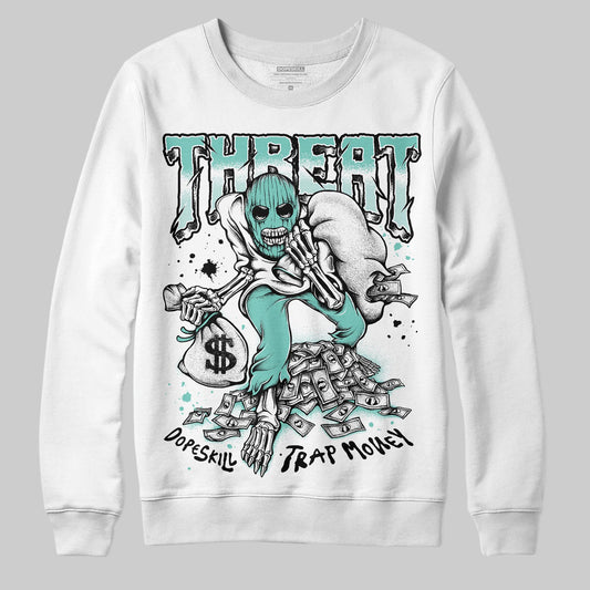 Jordan 11 Low "Igloo" DopeSkill Sweatshirt Threat Graphic Streetwear - White