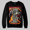 Jordan 3 Fire Red DopeSkill Sweatshirt NeverFull Graphic Streetwear - Black