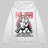 Jordan 11 “Bred Velvet” DopeSkill Hoodie Sweatshirt Real Lover Graphic Streetwear - White