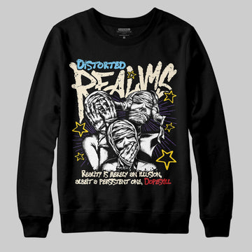 Jordan 17 Retro Low SP Infinite Archives DopeSkill Sweatshirt Distorted Realms Graphic Streetwear - black