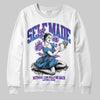 PURPLE Sneakers DopeSkill Sweatshirt Self Made Graphic Streetwear - WHite 