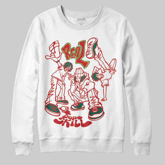 Jordan 3 Mexico 'El Vuelo' DopeSkill Sweatshirt Real Y2K Players Graphic Streetwear - White