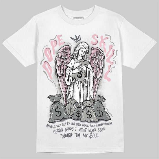 Air Max 95 OG “Pink Foam” DopeSkill T-Shirt Angels Graphic Streetwear - White