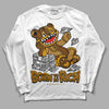 Jordan 13 Wheat 2023 DopeSkill Long Sleeve T-Shirt Born To Be Rich Graphic Streetwear - White