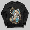 Jordan 11 City Pack “H-Town” DopeSkill Long Sleeve T-Shirt Smile Through The Pain Graphic Streetwear - Black