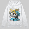 Jordan 11 Retro Gamma Blue (2025) DopeSkill Hoodie Sweatshirt Drip Season Graphic Streetwear - White