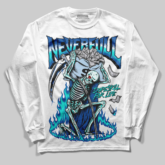 Jordan 11 Low “Space Jam” DopeSkill Long Sleeve T-Shirt NeverFull Graphic Streetwear - White