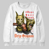 Yellow Sneakers DopeSkill Sweatshirt New Drip Season Graphic Streetwear - White 