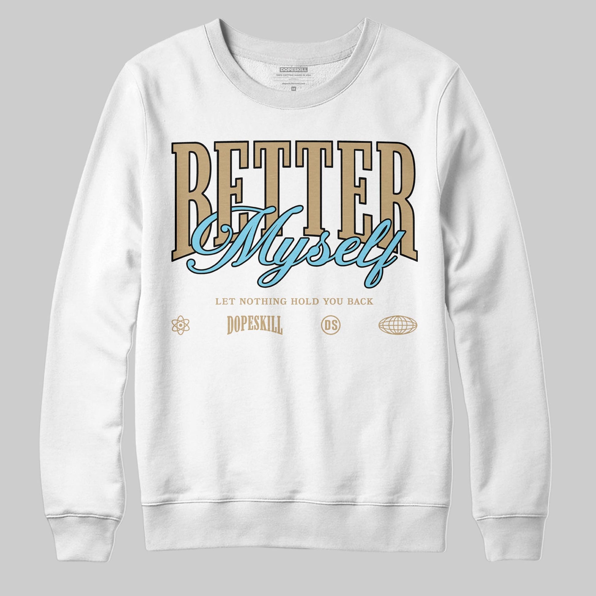 Jordan 11 City Pack “H-Town” DopeSkill Sweatshirt Better Myself Graphic Streetwear - White 