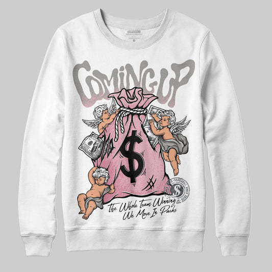 Air Max 95 OG “Pink Foam” DopeSkill Sweatshirt Money Bag Coming Up Graphic Streetwear - White