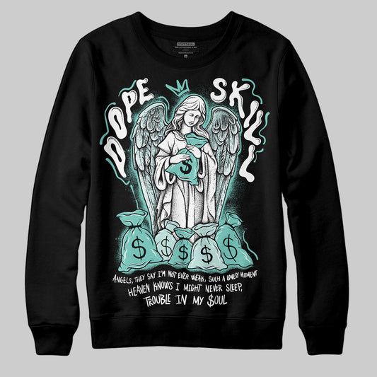 Jordan 11 Low "Igloo" DopeSkill Sweatshirt Angels Graphic Streetwear - Black