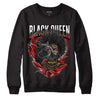 Jordan 1 Retro Low "Black Toe" DopeSkill Sweatshirt New Black Queen Graphic Streetwear - Black