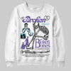 Jordan 8 Retro 'Aqua' 2025 DopeSkill Sweatshirt Broken Bones Graphic Streetwear - White