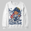 Jordan 4 SB “Summit White/Navy” DopeSkill Sweatshirt Heaven Sent Graphic Streetwear - White