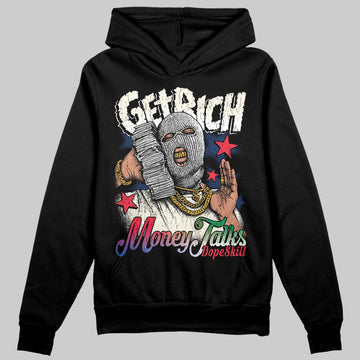 Jordan 11 Retro 285 Atlanta DopeSkill Hoodie Sweatshirt Get Rich Graphic Streetwear  Black