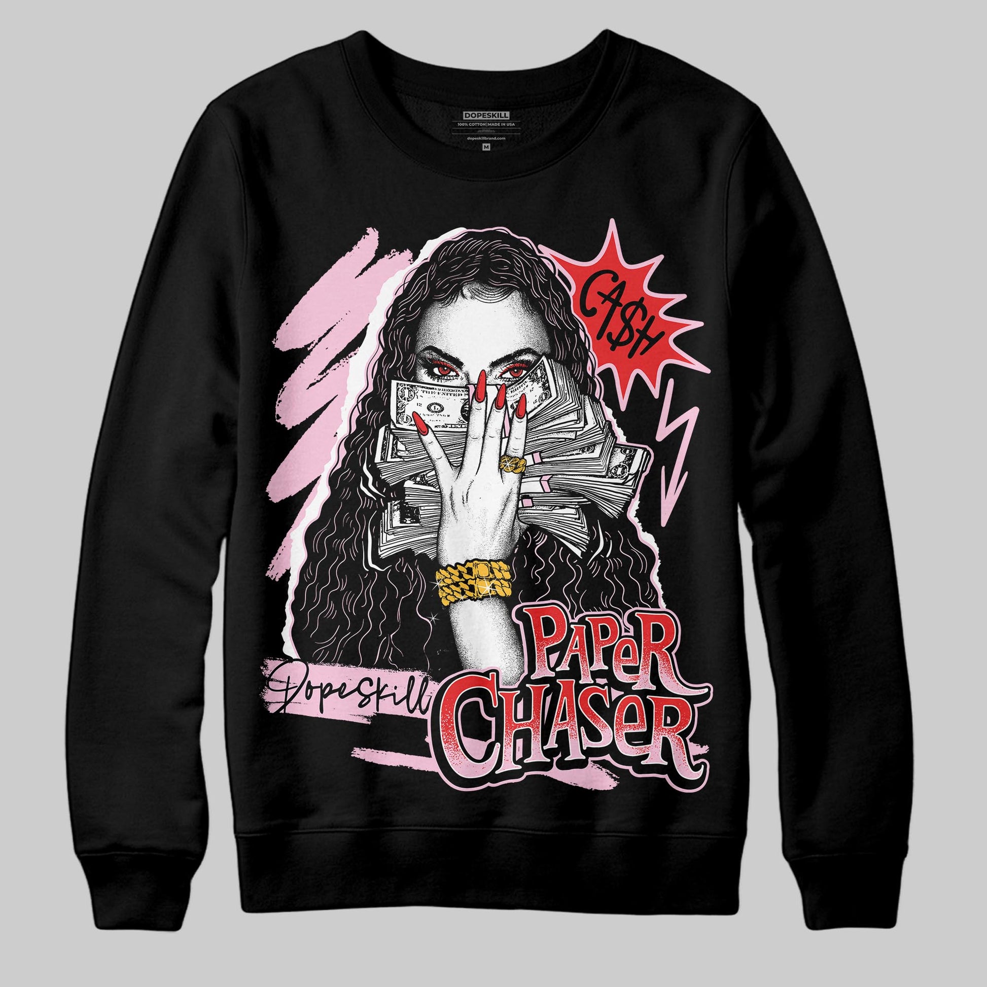Awake NY x Air Jordan 5 Arctic Pink DopeSkill Sweatshirt NPC Graphic Streetwear - Black