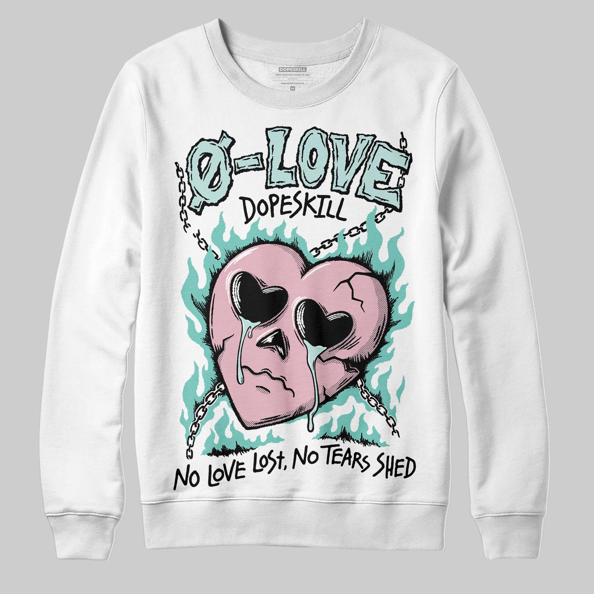 Jordan 11 Low "Igloo" DopeSkill Sweatshirt Crying Heart Graphic Streetwear - White 