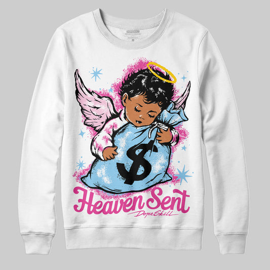 Jordan 6 “Doernbecher” DopeSkill Sweatshirt Heaven Sent Graphic Streetwear - White