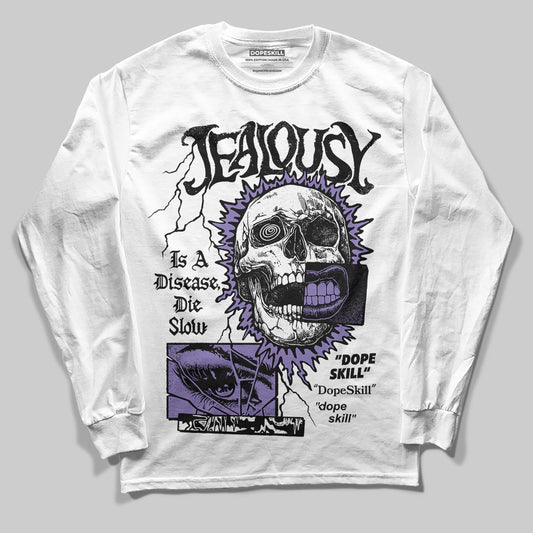 Jordan 11 "Mojave" DopeSkill Long Sleeve T-Shirt Jealousy Graphic Streetwear - White