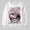 AMIRI White & Pink Stars Court Sneakers DopeSkill Sweatshirt Lick My Kicks Graphic Streetwear - White