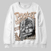 Jordan 4 Retro Cozy Girl DopeSkill Sweatshirt Pocket Change Graphic Streetwear - White