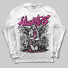 Dunk Low GS “Active Fuchsia” DopeSkill Long Sleeve T-Shirt Heartless Graphic Streetwear - White