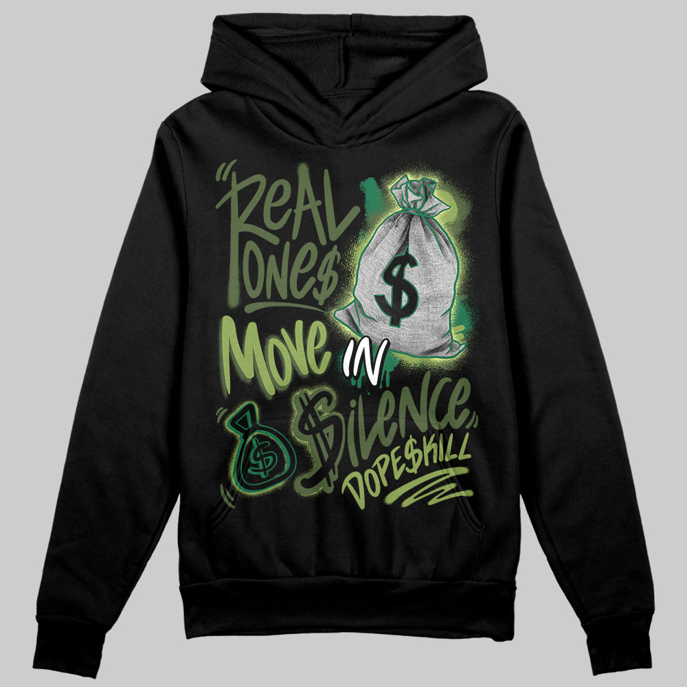 Foamposite Pro 'Pine Green' DopeSkill Hoodie Sweatshirt Real Ones Move In Silence Graphic Streetwear - Black