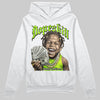 Neon Green Sneakers DopeSkill Hoodie Money Loves Me Graphic Streetwear - White 