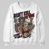 Adidas Samba OG Maroon Gold Metallic DopeSkill Sweatshirt Don't Kill My Vibe Graphic Streetwear - White