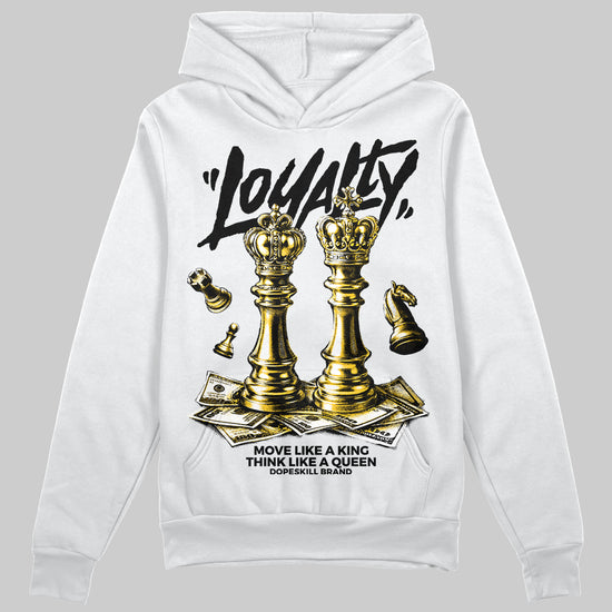 Yellow Sneakers DopeSkill Hoodie Loyalty Graphic Streetwear - White