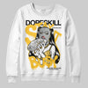 Jordan 12 "Phantom" DopeSkill Sweatshirt Stay It Busy Graphic Streetwear - White