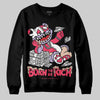 Jordan 5 Low “Peanut Butter Jelly” DopeSkill Sweatshirt Born To Be Rich Graphic Streetwear - Black