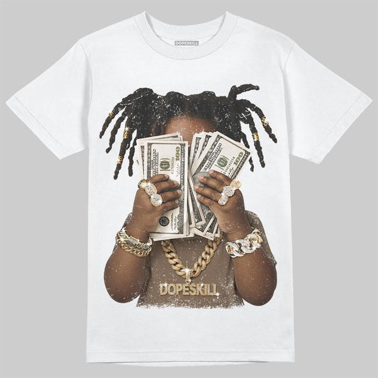 Travis Scott x Jordan 1 Low OG “Reverse Mocha” DopeSkill T-Shirt Rich Youth Graphic Streetwear - White